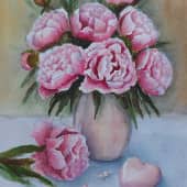 Букет пионов