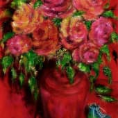 Старая ваза и детский ботиночек