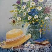 Полевые цветы .