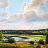 Вид на Цну перед дождем