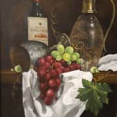 Натюрморт с виноградом