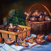 Грибной натюрморт