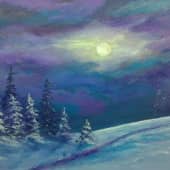 Луновато - снеговато