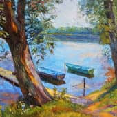 "Устав от суматохи городской,            Под вётлами найдёшь               Уютный уголок"