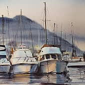 Яхты в порту.