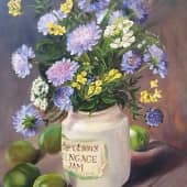 Цветы и сливы