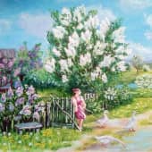 Весна в деревне