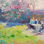 Полдник в английском саду.