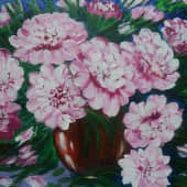 Розовый букет