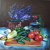 Натюрморт с овощами