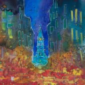 Огни ночного города