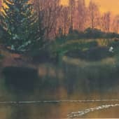 Закат.Тихая заводь