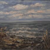 Море, камыш. Пленэрная живопись ZhNataly