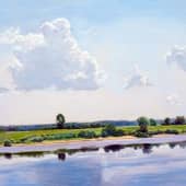 Ока. Летний день.