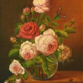 А. Кон. "Натюрморт с розами".
