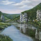 Прорезая Уральские горы. Река Чусовая.