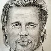 Портрет Брэд Питта