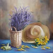 Натюрморт с лавандой