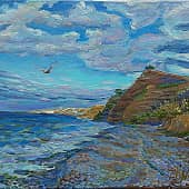 "Окрестности Севастополя. Любимовка. Крым. ЮБК". Серия "Крымские зарисовки" Пленэр Zh.Nataly