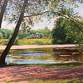 Пруд заброшенной усадьбы