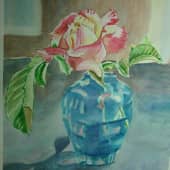 Роза и ваза.