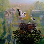 Аист-символ Мира. Доброты и Счастья!!!