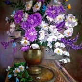 Букет с жасмином