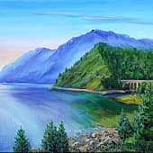 На берегу озера Байкал