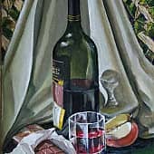 Недопитое кислое вино