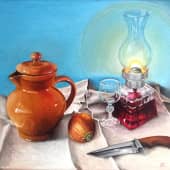 Натюрморт с луковицей