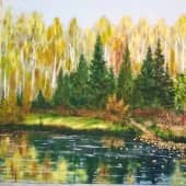 Лесная заводь.