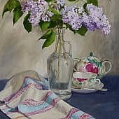 Натюрморт с сиренью