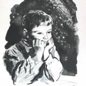 Портрет сына в 10-летнем возрасте.