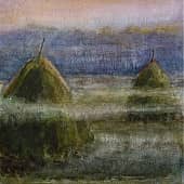 "Стога. Туманный вечер"