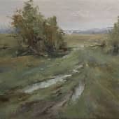 В полях, этюд