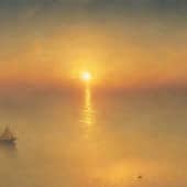 Картина "С детского кораблика начинается капитан"