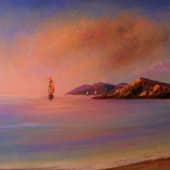 Облака над  морем