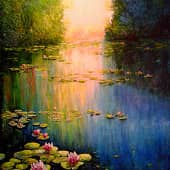 "Кувшинки" (по мотивам)