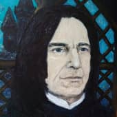 Алан Рикман в роли Снейпа. Alan Rickman as Snape