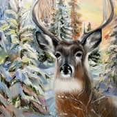 Лесной олень