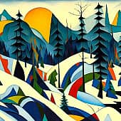 Сказочный пейзаж 2