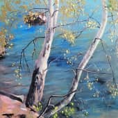 Берёзки у реки