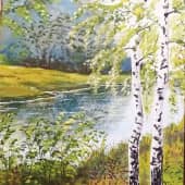 Берег речки Лауцеса