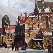 Фигуры На Улицах Зимнего Города