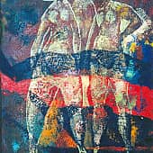 Чёрное и красное.