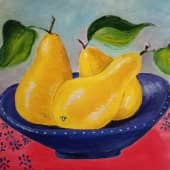 Натюрморт с грушами