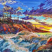 Вечер над рекой