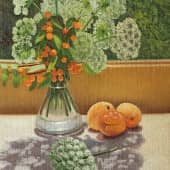 Солнечный натюрморт с абрикосами.