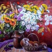 Ромашки с грибами