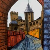 Средневековый замок. Скетч.